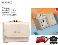 Portfel damski skórzany 55287-BRS Gold