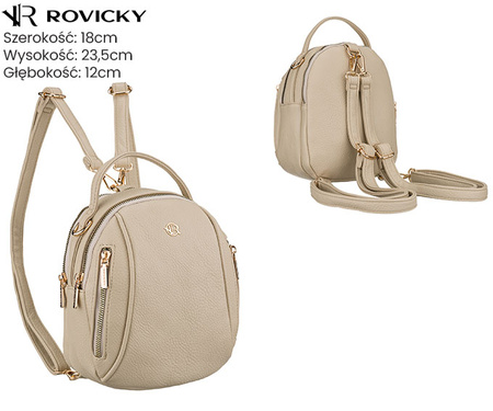 Plecak eko R-KP-11-F19 Beige2