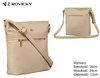 A women's handbag made of pebbled eco-leather PU R-KP-20-A19 Beige