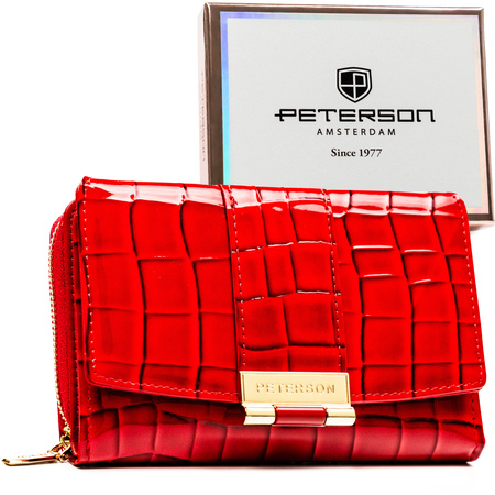 Portfel damski eko PTN 0015-DS Red
