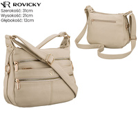 Torebka damska PU R-KP-12-A19 Beige 2