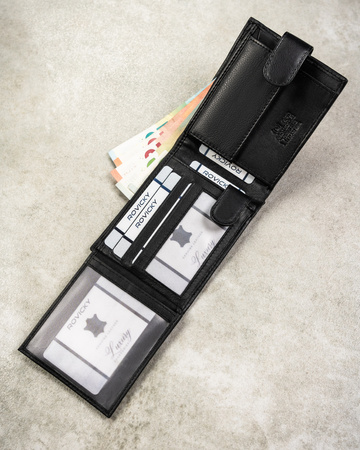 Portfel męski skórzany 0670L-RVD Black
