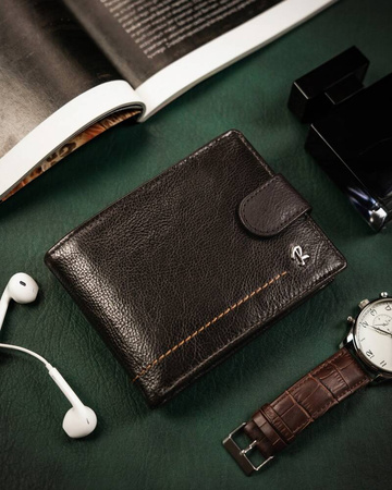 Leather wallet RFID ROVICKY N992L-CMC