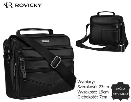 Torba skórzana R-13204-M Black