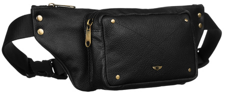 PETERSON PTN 1 BLACK leather kidney case