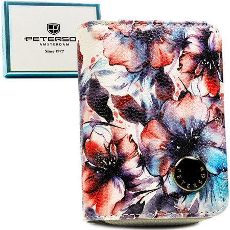 Portfel skóra + PU PTN PX33-PF2 Blue