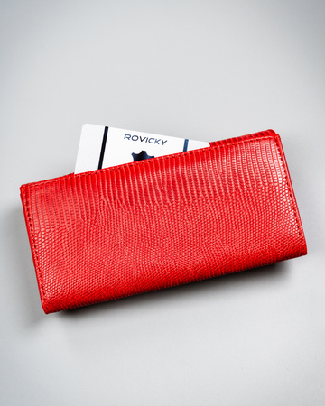 Portfel damski PU na blistrze A-PAL1B-BL-RED