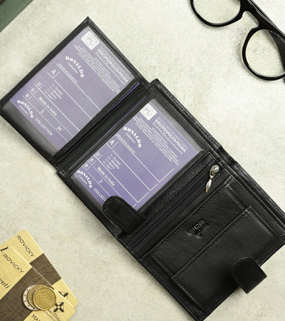 Men's leather wallet 0001L-P-D