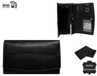 WOMEN'S leather wallet RD-06-GCL-NL Black