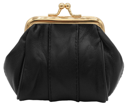 Portfel damski skórzany 662 Black