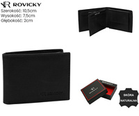 Porfel męski skórzany R-M04-LWC Black