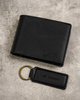 A two-piece gift set: Leatherette wallet & key ring set ROVICKY R-SET-M-N003-PUN