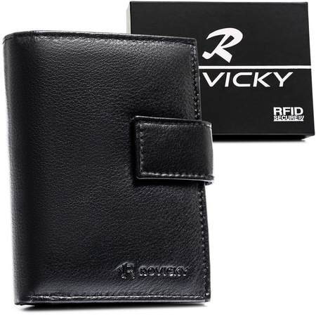 Portfel męski skórzany 0104L-RVD Black