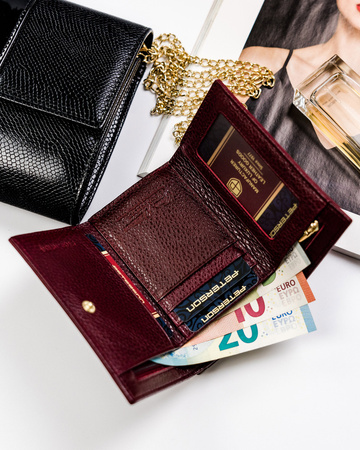 Portfel skórzany RFID PETERSON PTN BC-412