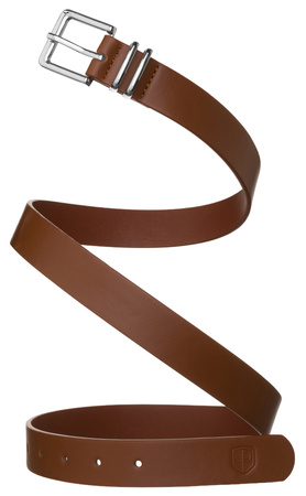 Pasek damski wąski PTN STU-14S1 Tan