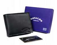 RFID leather wallet RONALDO 0670-D