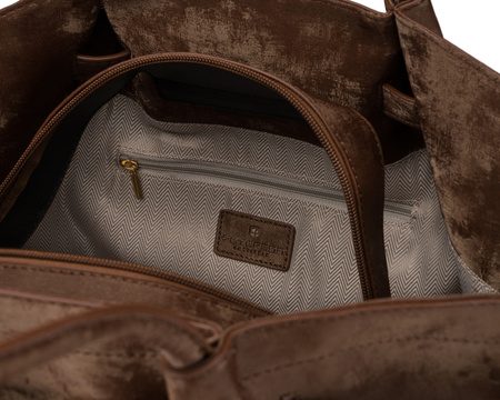 Torebka damska PU PTN TOR-ALE-25 Brown