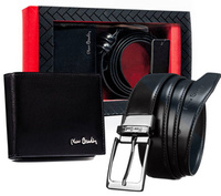 PIERRE CARDIN leather wallet and belt set ZM-PC9