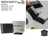 Portfel męski skórzany N1908-RVT Black