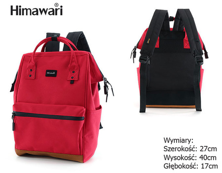 A spacious urban Himawari backpack with a laptop compartment and USB port 124-01(1)
