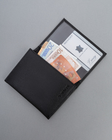 Skórzane etui na dokumenty PAL50-PDM-BL Black