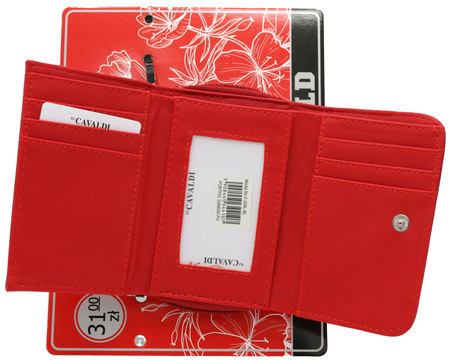 Portfel damski PU F-206L-BL Red