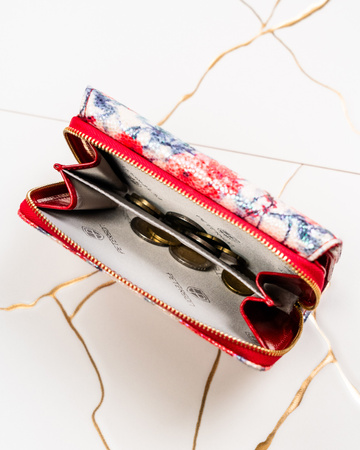 Portfel damski eko PTN 001-BKY White-Red