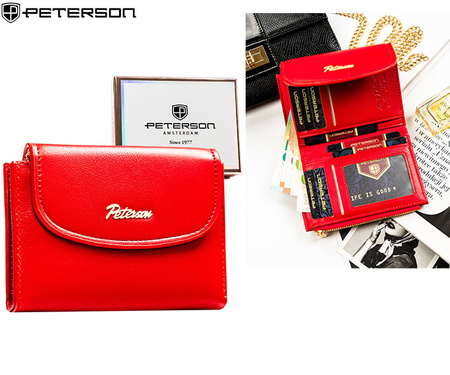 Portfel damski eko PTN-POR-05-PU Red