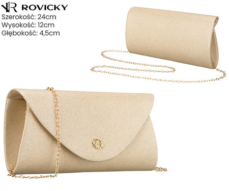 Torebka kopertówka R-XS029-2 Gold