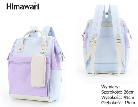 Himawari Travel Backpack with Laptop Compartment and Phone Case 1027-06