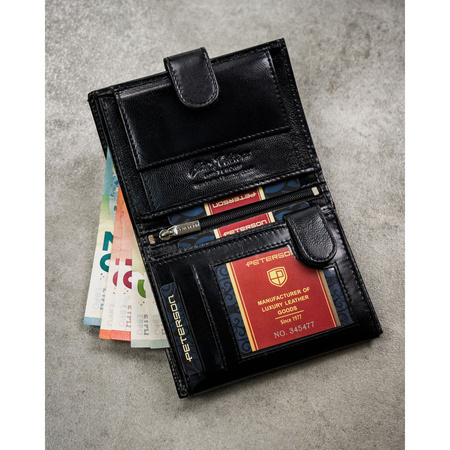 Portfel męski skórzany PTN N4L-NGV Black