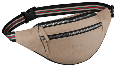 Saszetka skórzana R-3006-CLB Beige