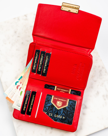 Portfel damski eko PTN 0015-SAF Red