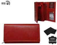 WOMEN'S leather wallet RD-07-GCL-NL Red