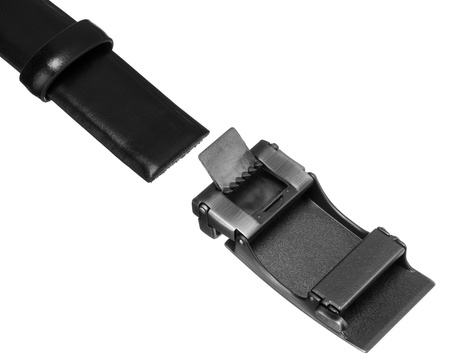 Pasek automat skórzany PTN A005 Black
