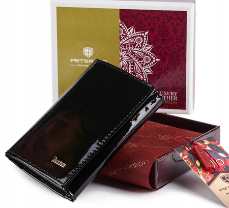 Skórzane etui na dokumenty PTN BC-01-BLACK 