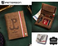 Portfel skórzany RFID PETERSON PTN 317PW-03-2-1-4
