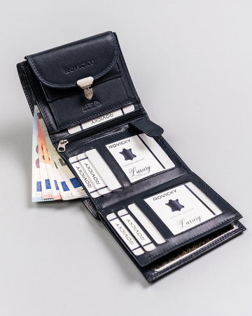 Portfel damski skórzany R-RD-39-GCL Navy