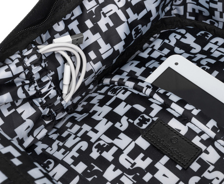 Plecak tekstylny LULUCASTAGNETTE NANO NOIR/BLACK