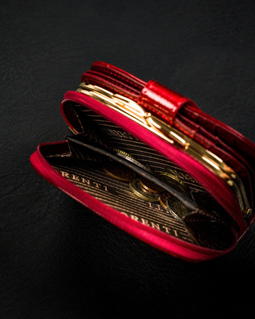 Women's leather wallet 43972-SH-RFID-1357 R