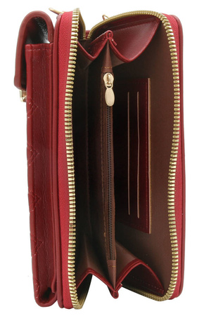 Torebka-portfel PU M-09-8048 Red