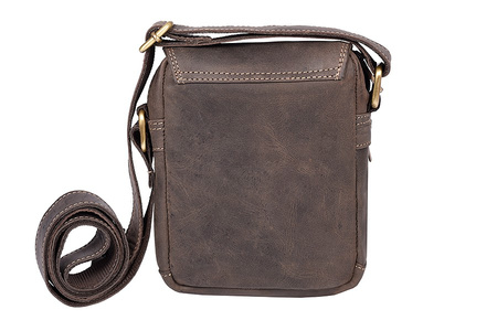 Torba skórzana 250591-MH BROWN