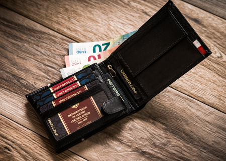 PETERSON PTN 304P-01 RFID leather wallet