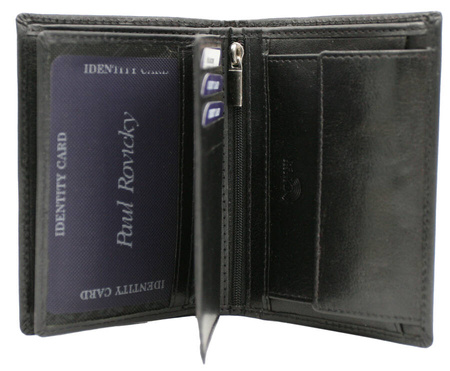 Portfel skórzany RV-7680278-5-BCA Black