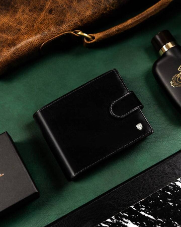 ROVICKY 22320L-VT-RVT Black RFID leather wallet
