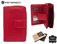 Peterson leather wallet PTN RD-48-GCL Magenta