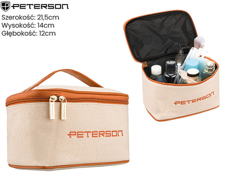 Kosmetyczka PTN KOS-DA-16 Beige-Brown