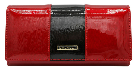 Portfel damski skórzany H22-3-SH9 Red