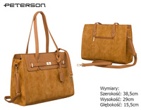 Torebka damska PU PTN R-1907 Camel