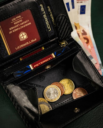 Portfel skórzany RFID PTN 324-CA BLAC